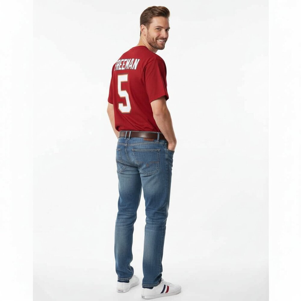 NFL JOSH FREEMAN #5 RED TEE-SHIRT SZ XXL - Picture 2 of 5